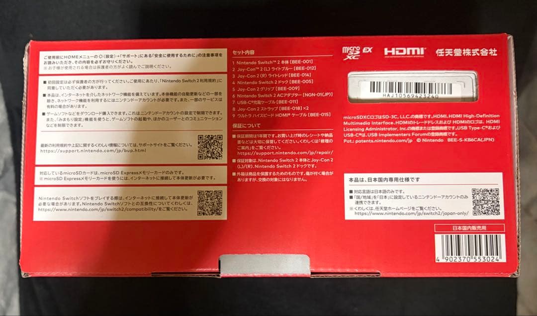 Nintendo Switch D2 日本語専用