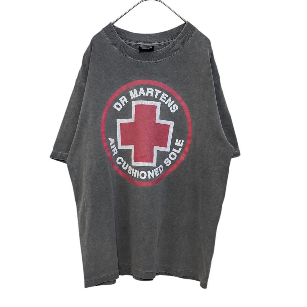 90s USA製 Dr. Martens クロスロゴ Tシャツ 表記M