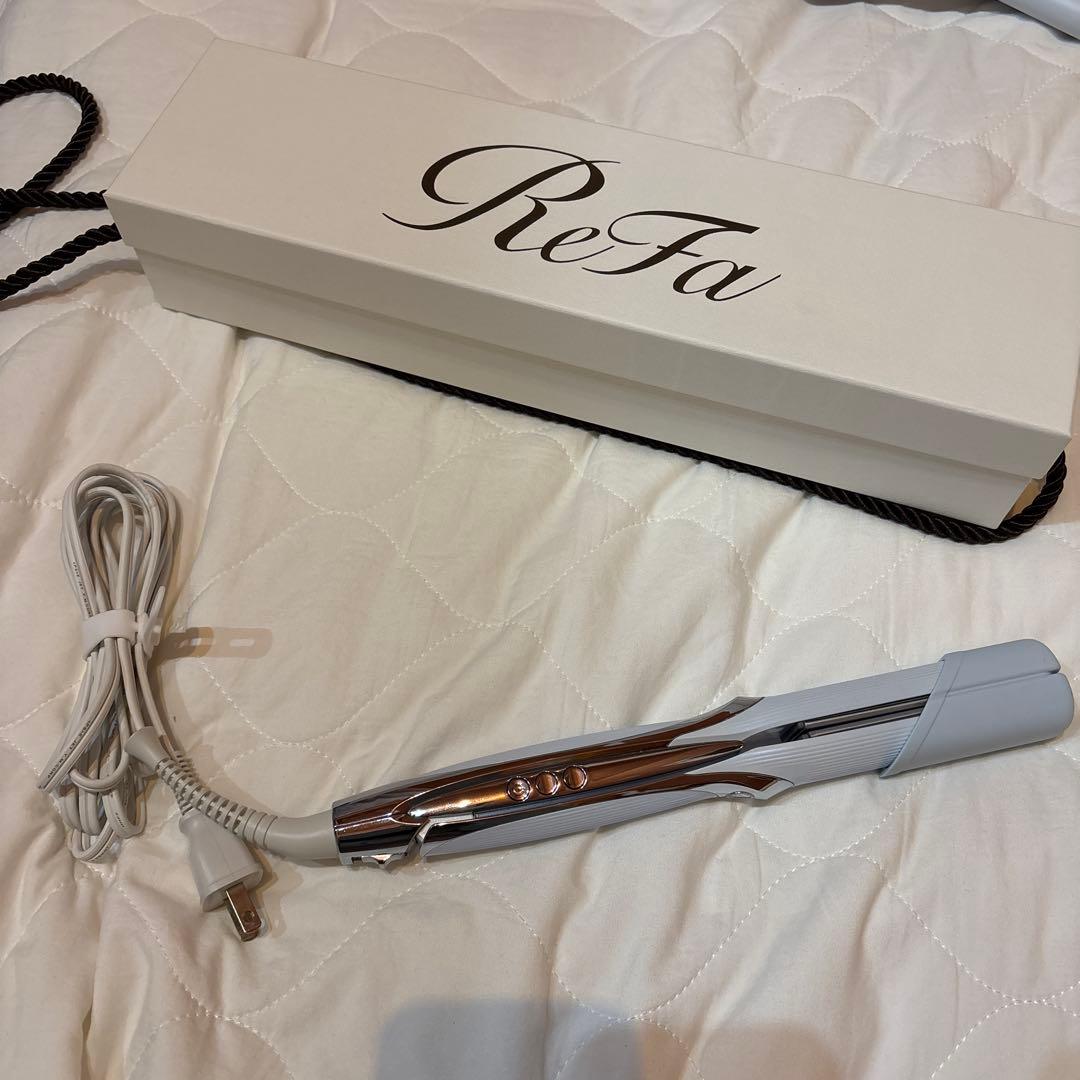 ReFa ストレートヘアアイロン ホワイト/シルバー
