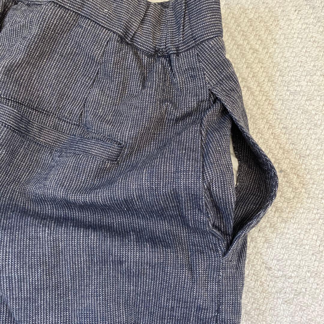 ストライプ ワイドパンツ　45R