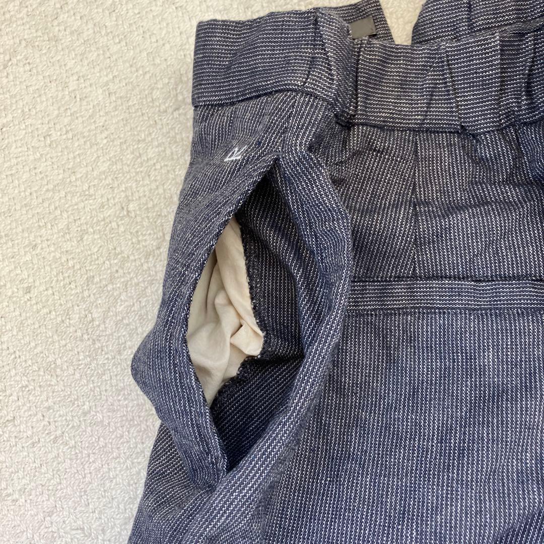 ストライプ ワイドパンツ　45R