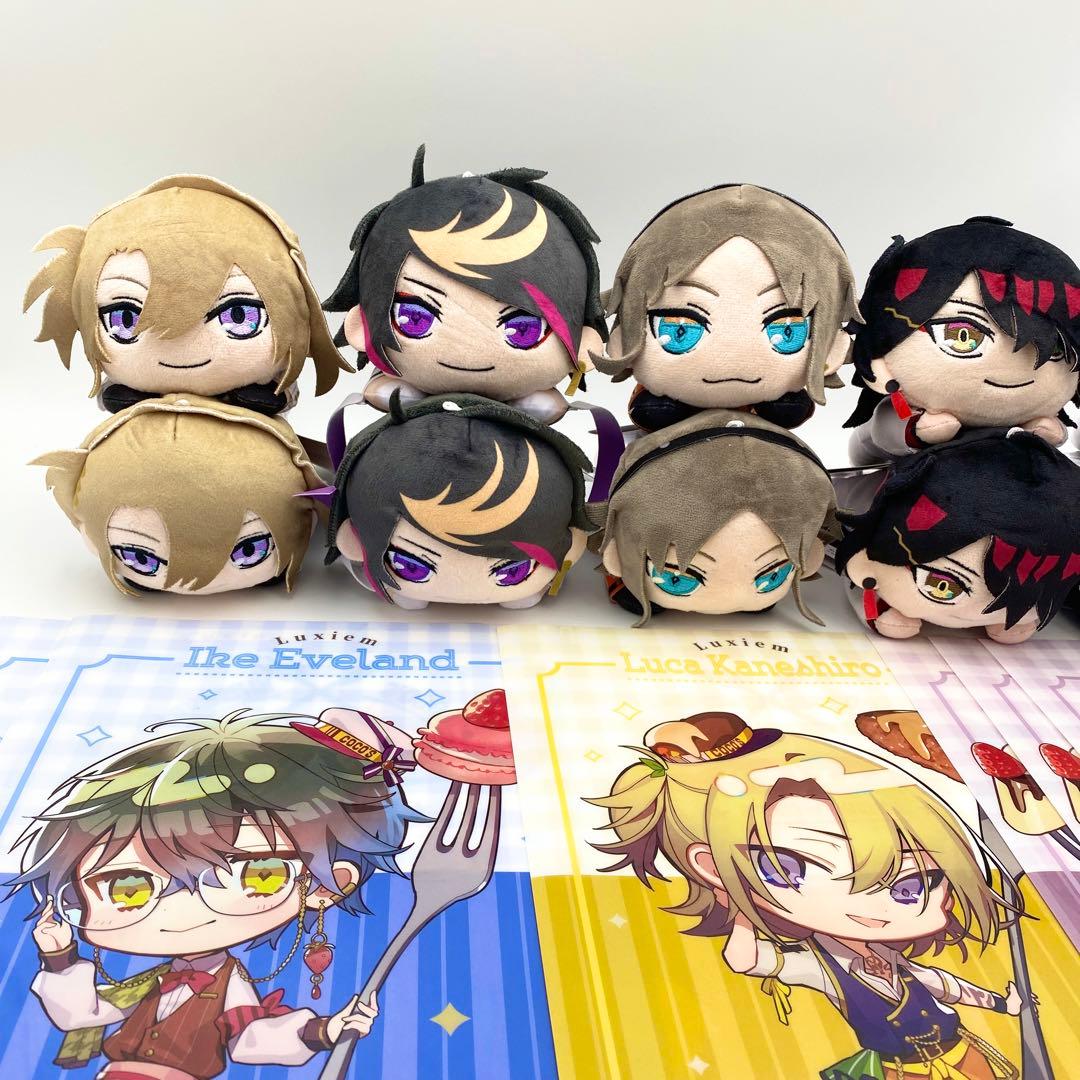 【匿名配送】にじさんじEN Luxiem 寝そべりぬいぐるみ クリアファイル