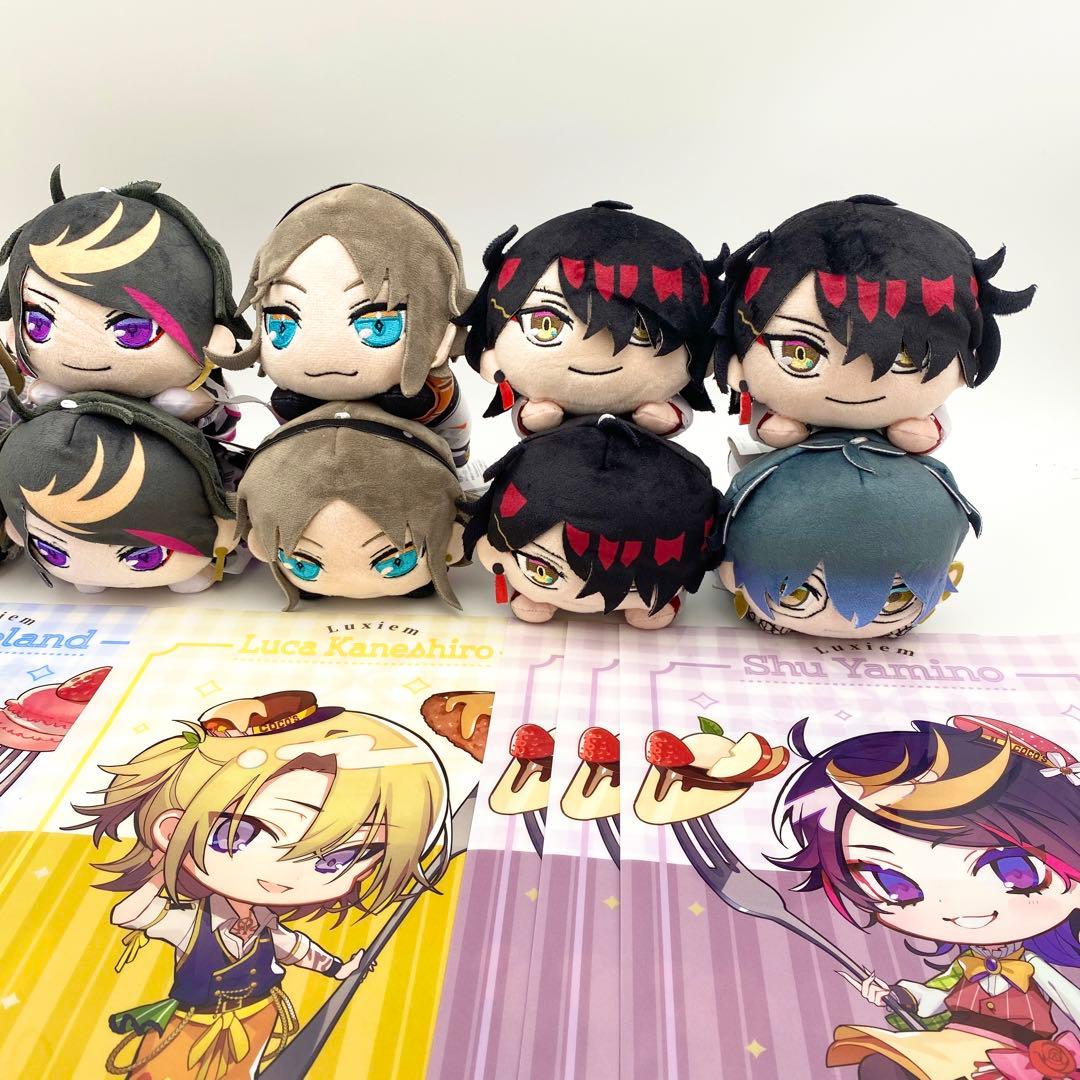 【匿名配送】にじさんじEN Luxiem 寝そべりぬいぐるみ クリアファイル