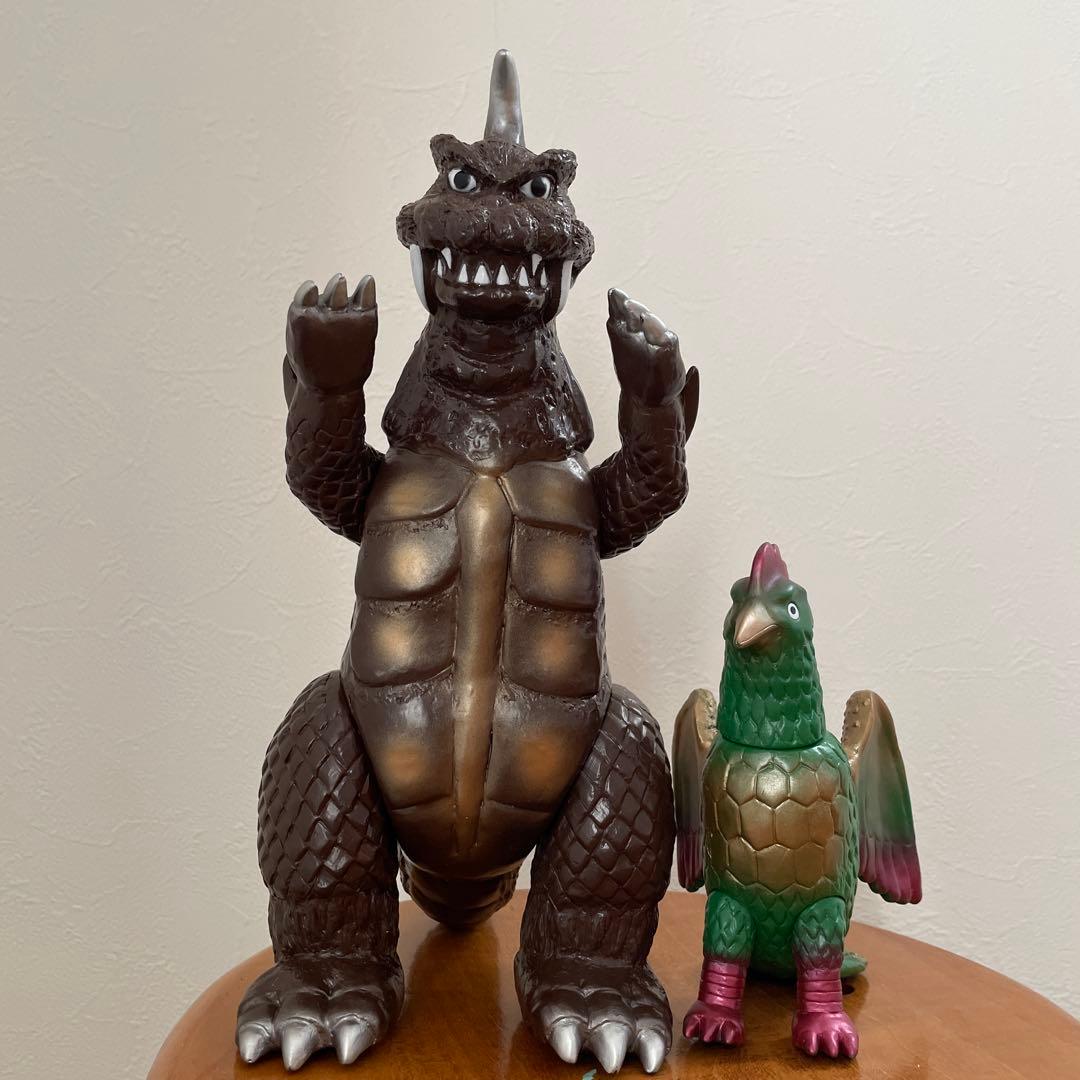 ゴメス&リトラ 1997（マーミット）ビニールパラダイス ソフビ フィギュア