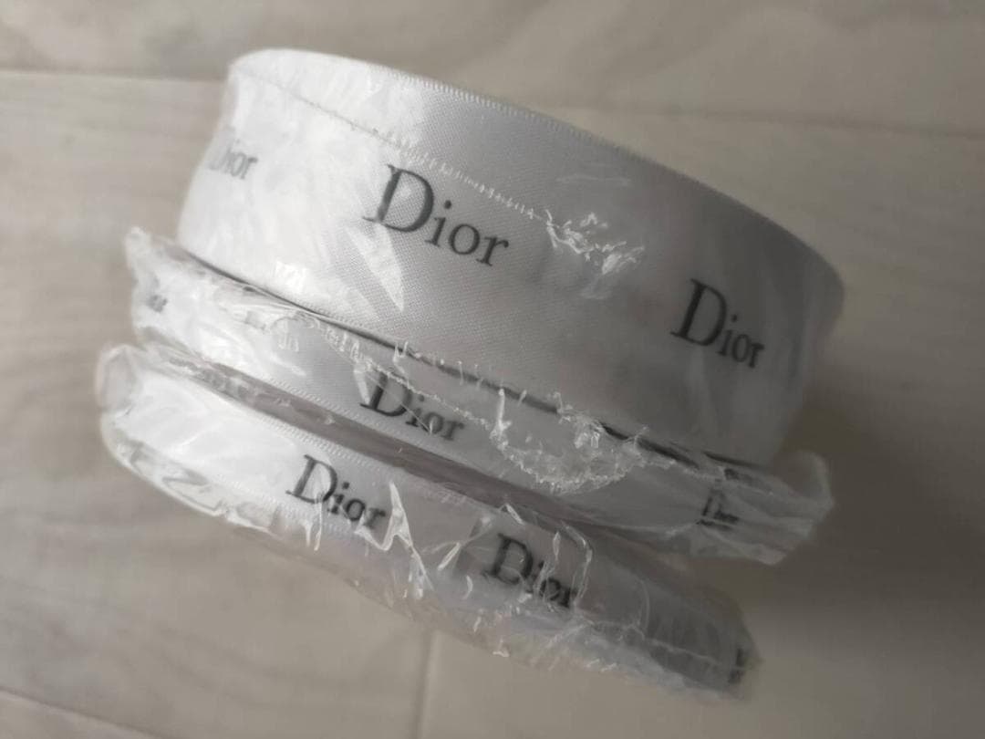 未開封 ディオール DIOR ラッピング 限定リボン 3点セット