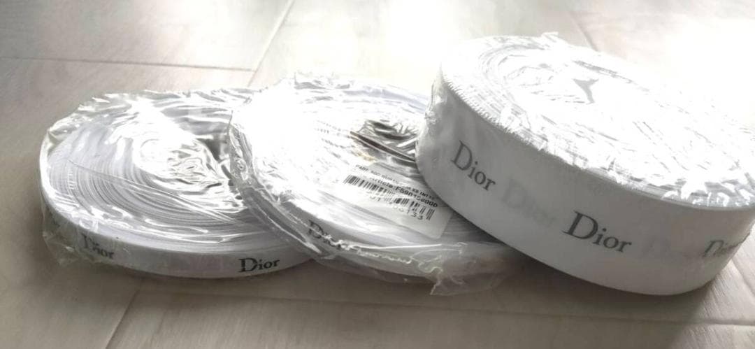 未開封 ディオール DIOR ラッピング 限定リボン 3点セット