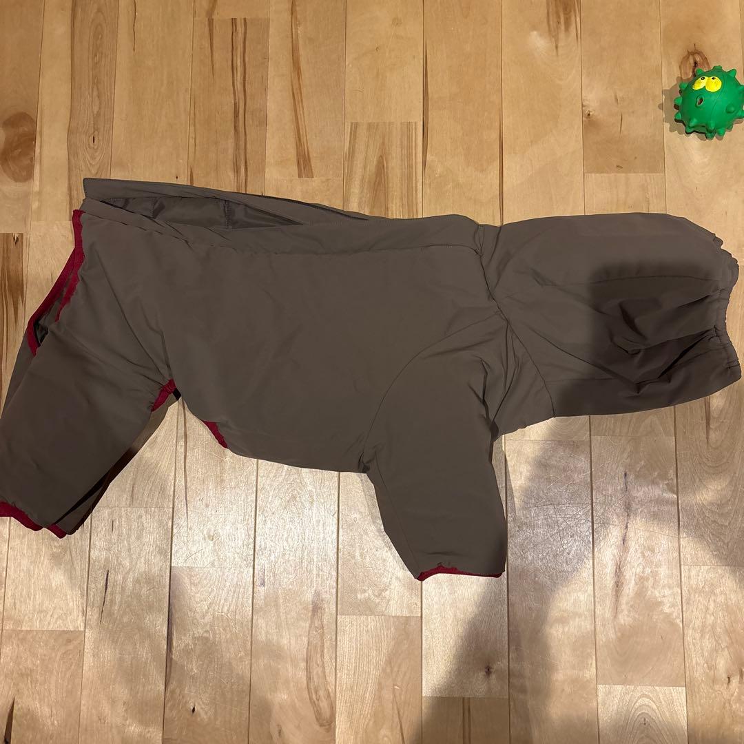 peak フード付き犬服 ブラウン