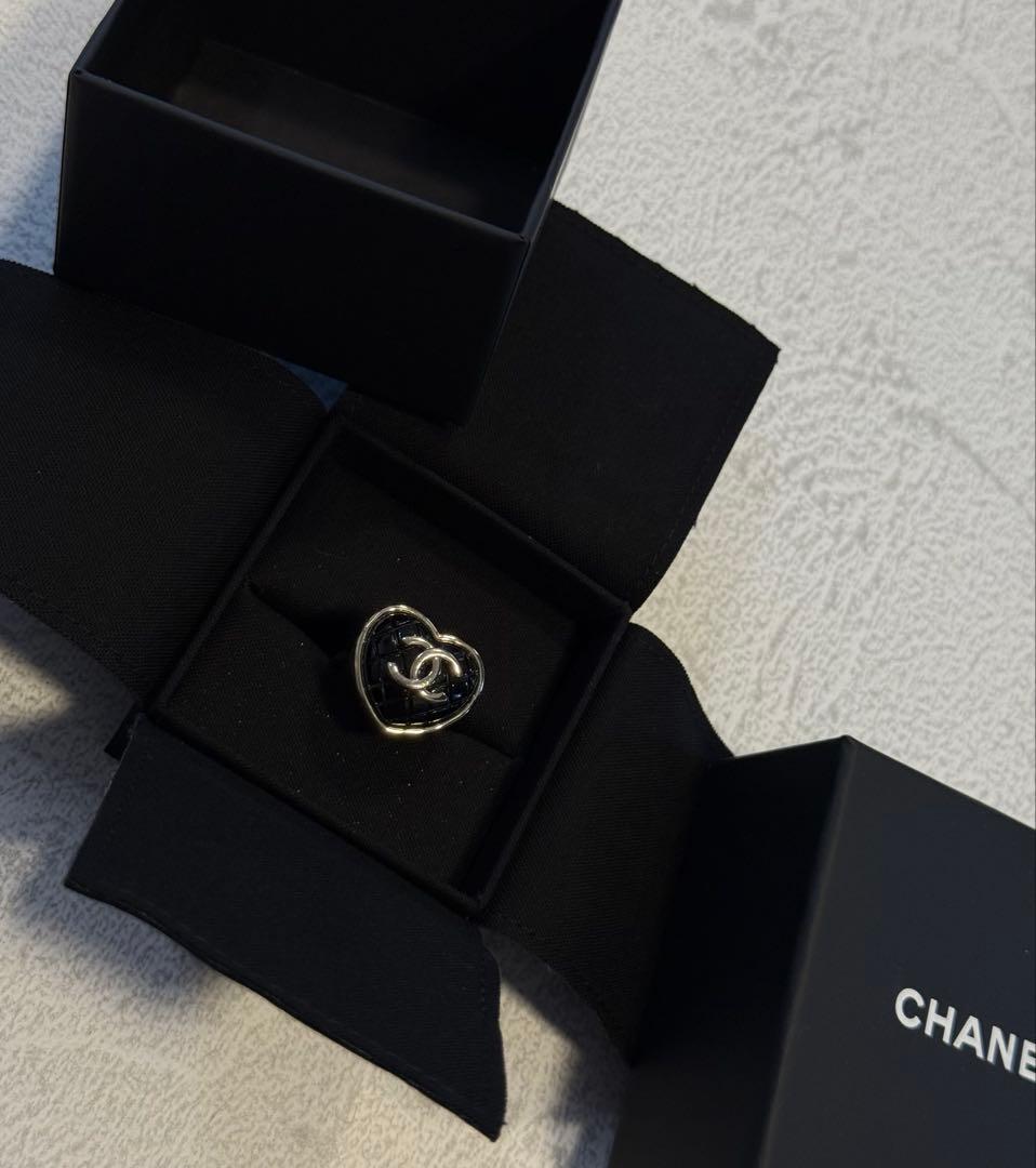 CHANEL リング　ハート