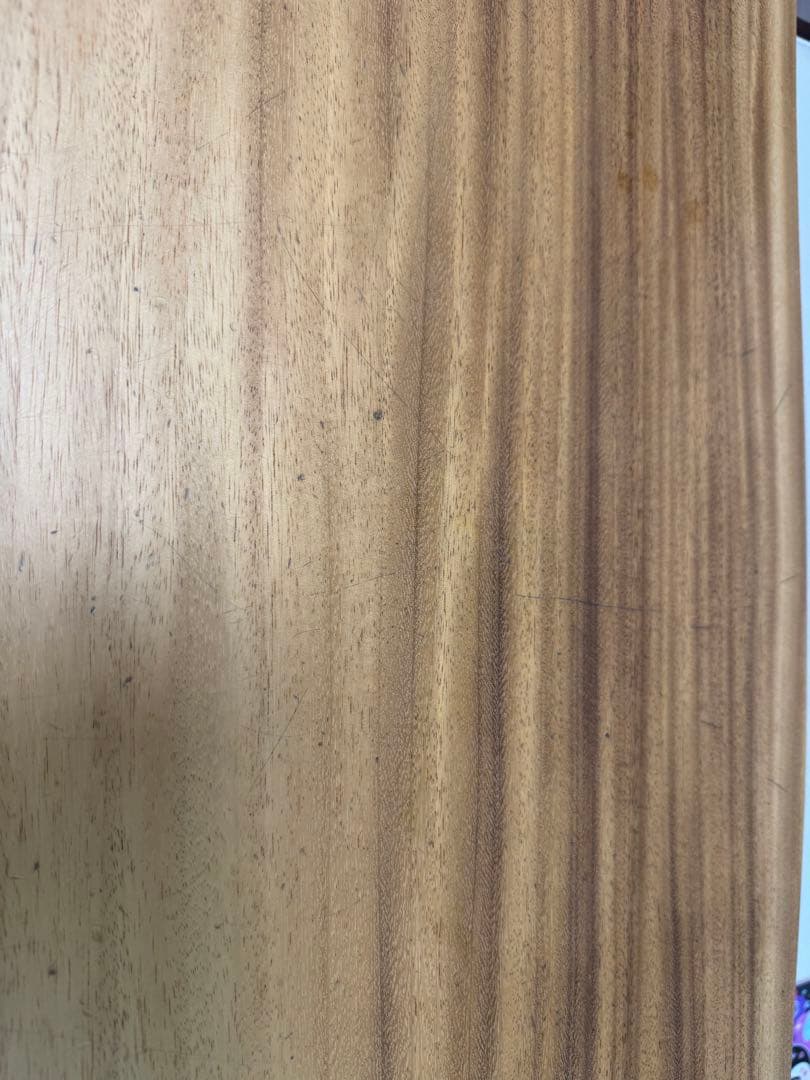 モンキーポッド　一枚板　アイアン　脚付