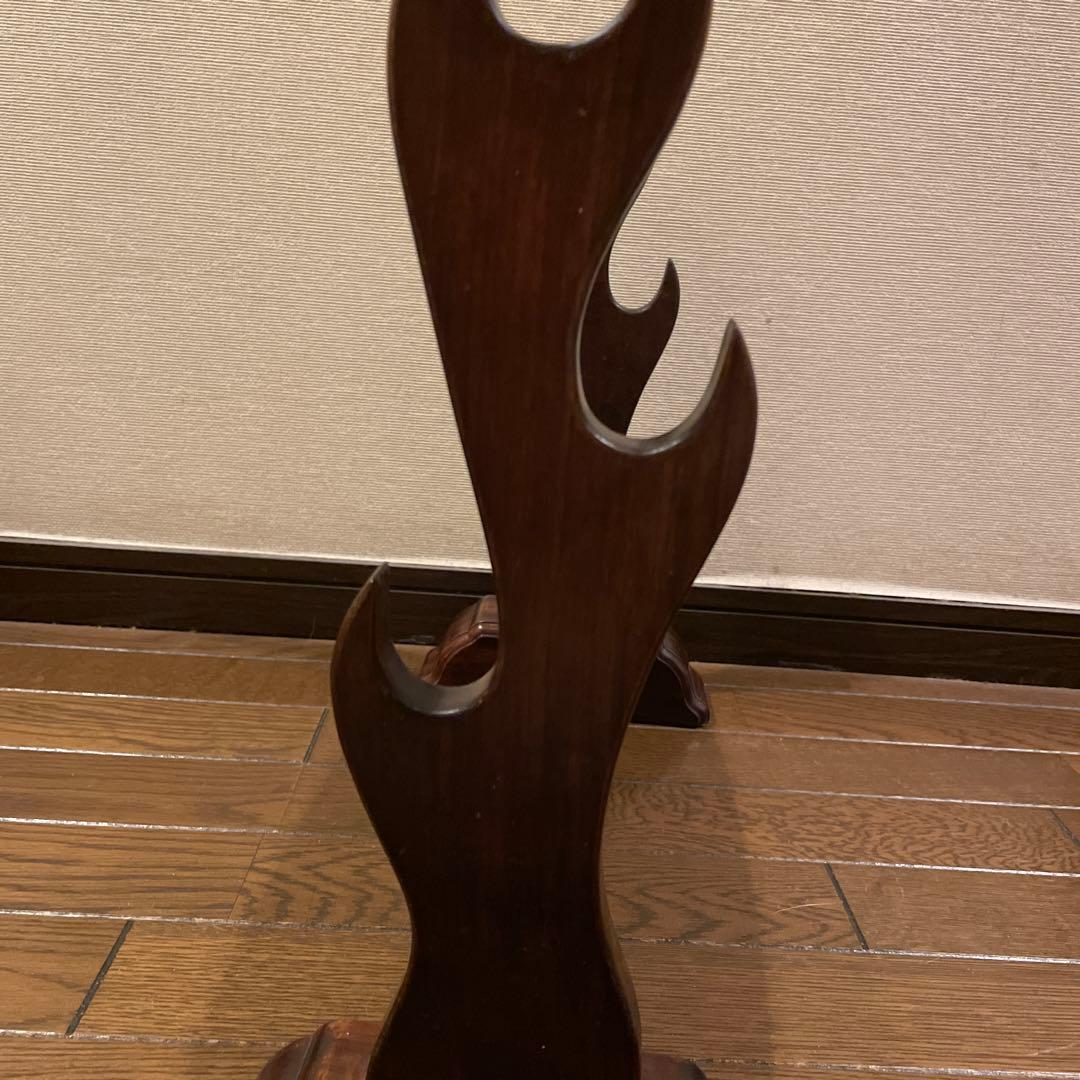 刀掛け　刀台　武具　螺鈿　3本掛け