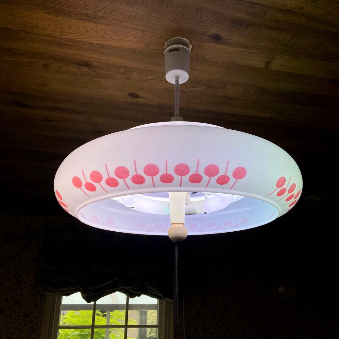 レトロポップ　ペンダントライト　昭和レトロ　当時物