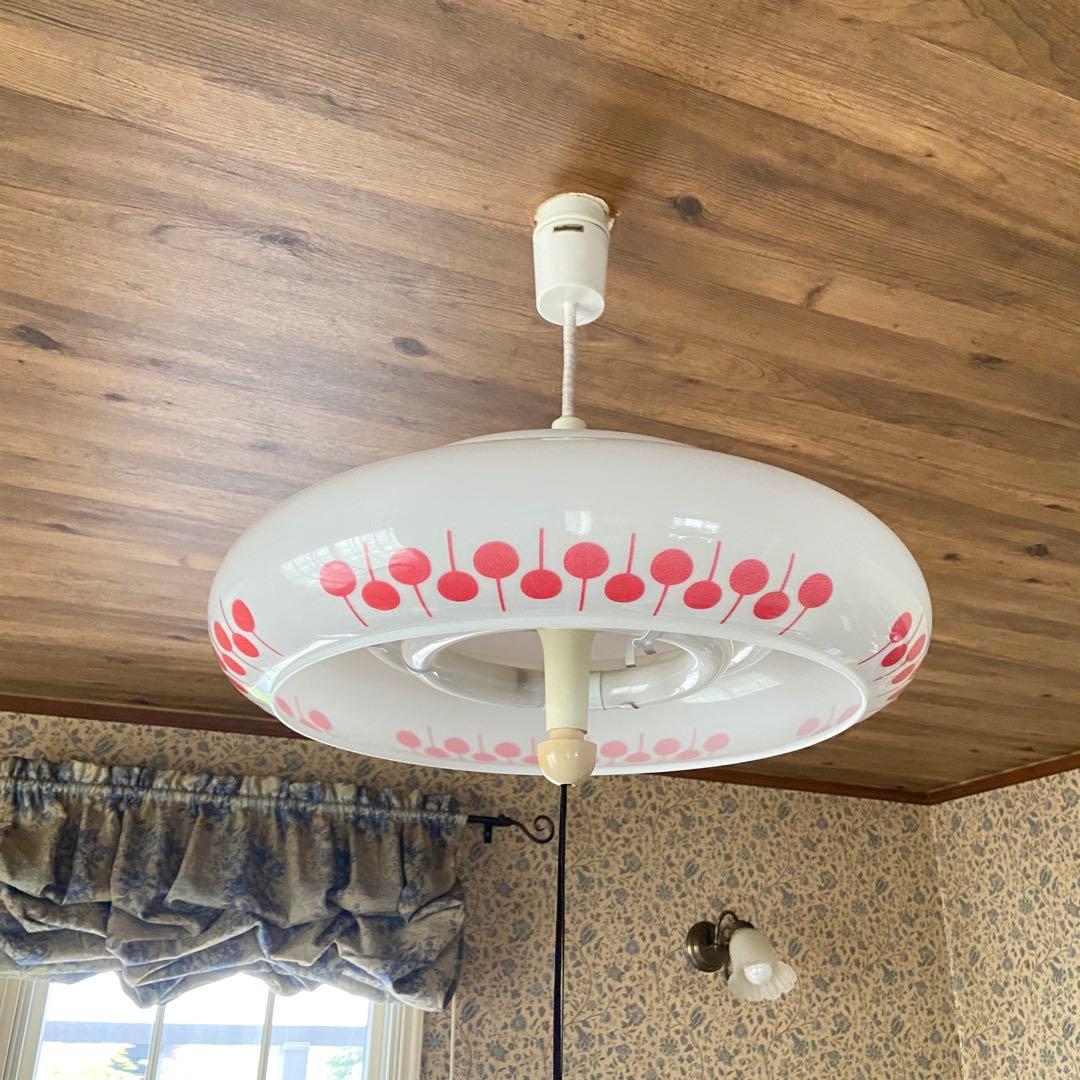 レトロポップ　ペンダントライト　昭和レトロ　当時物