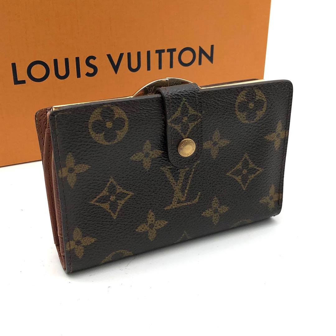 ルイヴィトン モノグラム ポルトフォイユ ヴィエノワ がま口 コンパクト財布