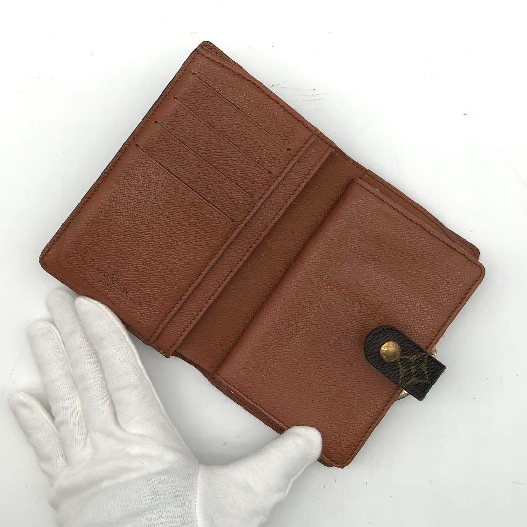 ルイヴィトン モノグラム ポルトフォイユ ヴィエノワ がま口 コンパクト財布