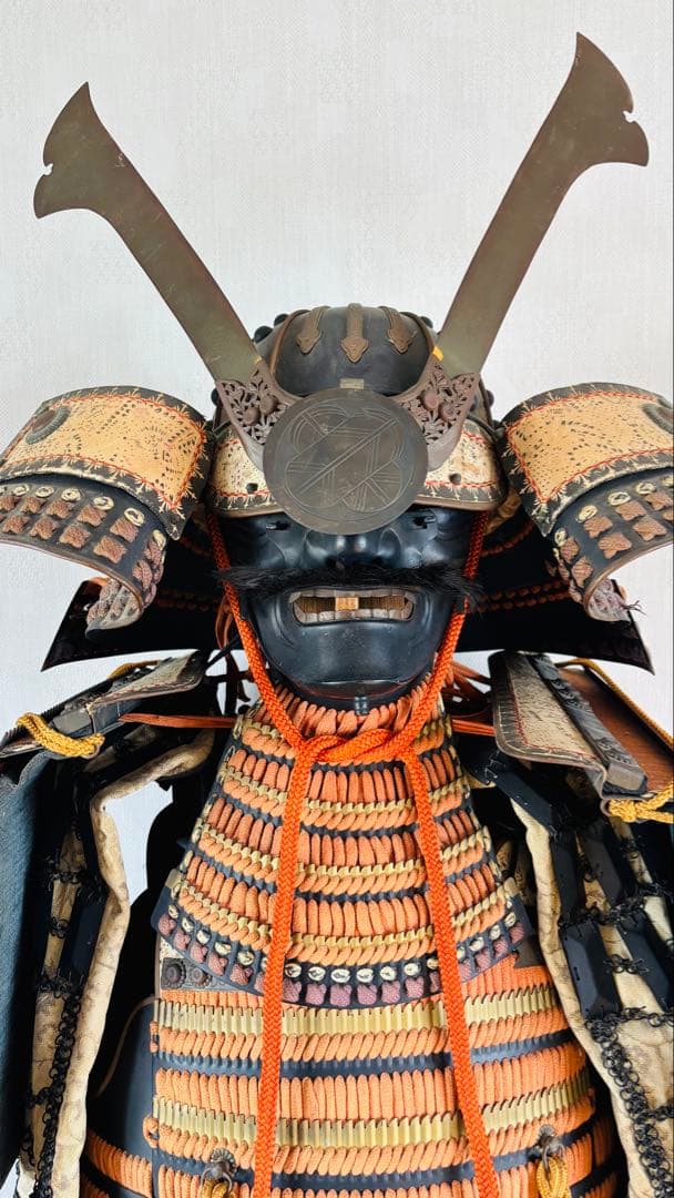 残り1点。着用可能　等身大　鎧　兜　甲冑　鎧立て付き