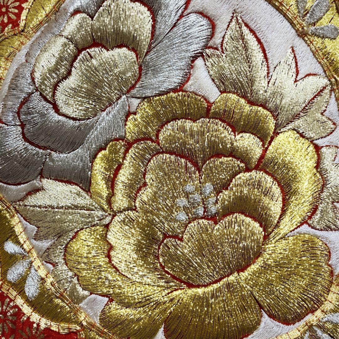 ◎mk-1564　引き振袖　婚礼衣装　金駒刺繍　G.H-8-6