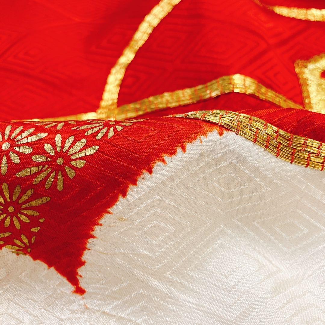 ◎mk-1564　引き振袖　婚礼衣装　金駒刺繍　G.H-8-6