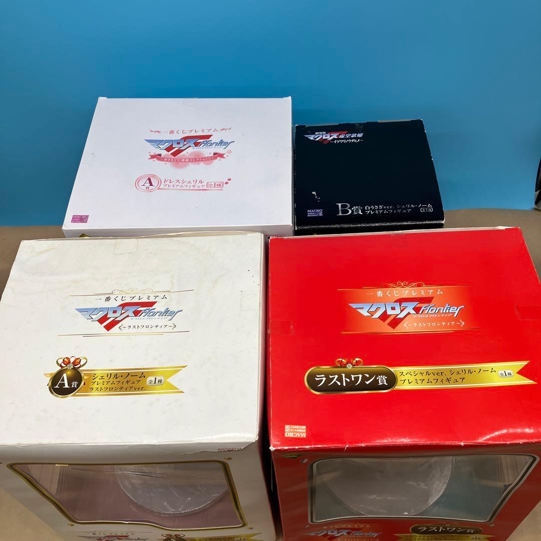 マクロス プレミアムフィギュア シェリル・ノーム　白うさぎ　ラストワン賞　4箱