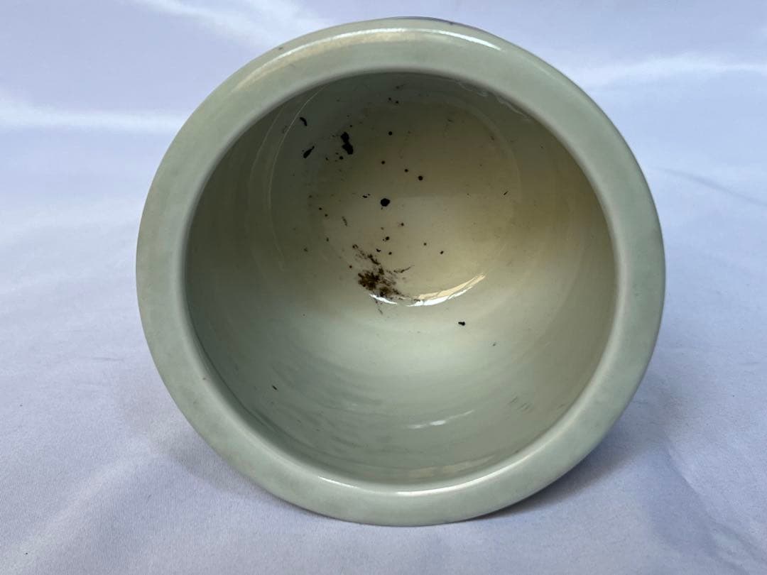 大明嘉靖年製 小鉢2点セット 赤絵 色絵 五彩 中国陶磁器　筆入れ 書道具 骨董