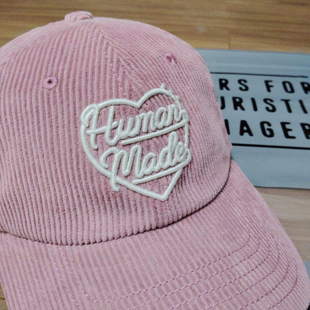 Human Made コーデュロイキャップ ピンク