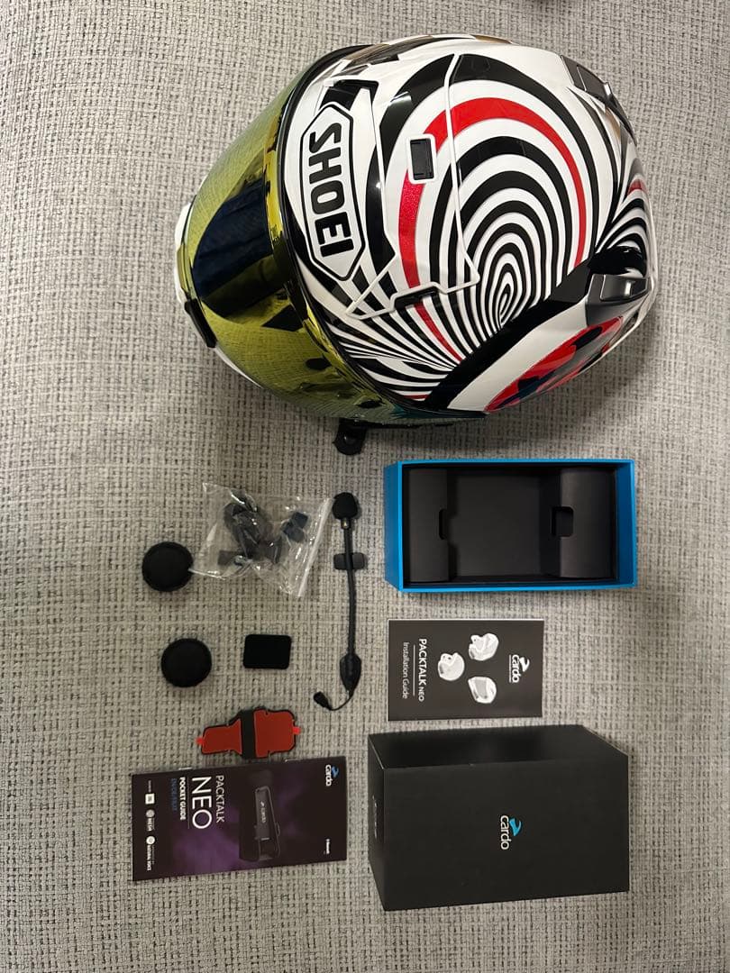 SHOEI x-fifteen限定mモデルマルケスモテギ4➕Cardoインカム付