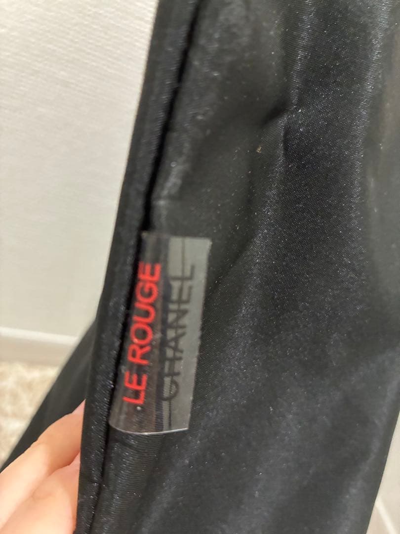 CHANEL ブラック ロゴ トートバッグ　シャネルトートバッグ