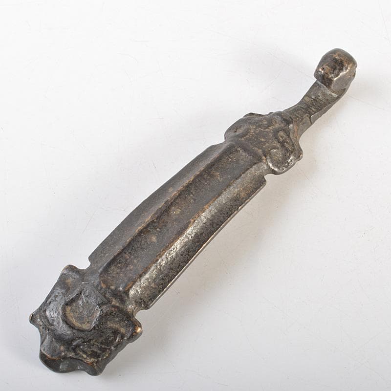 中国　古銅獣面　帯鈎　C　7708E