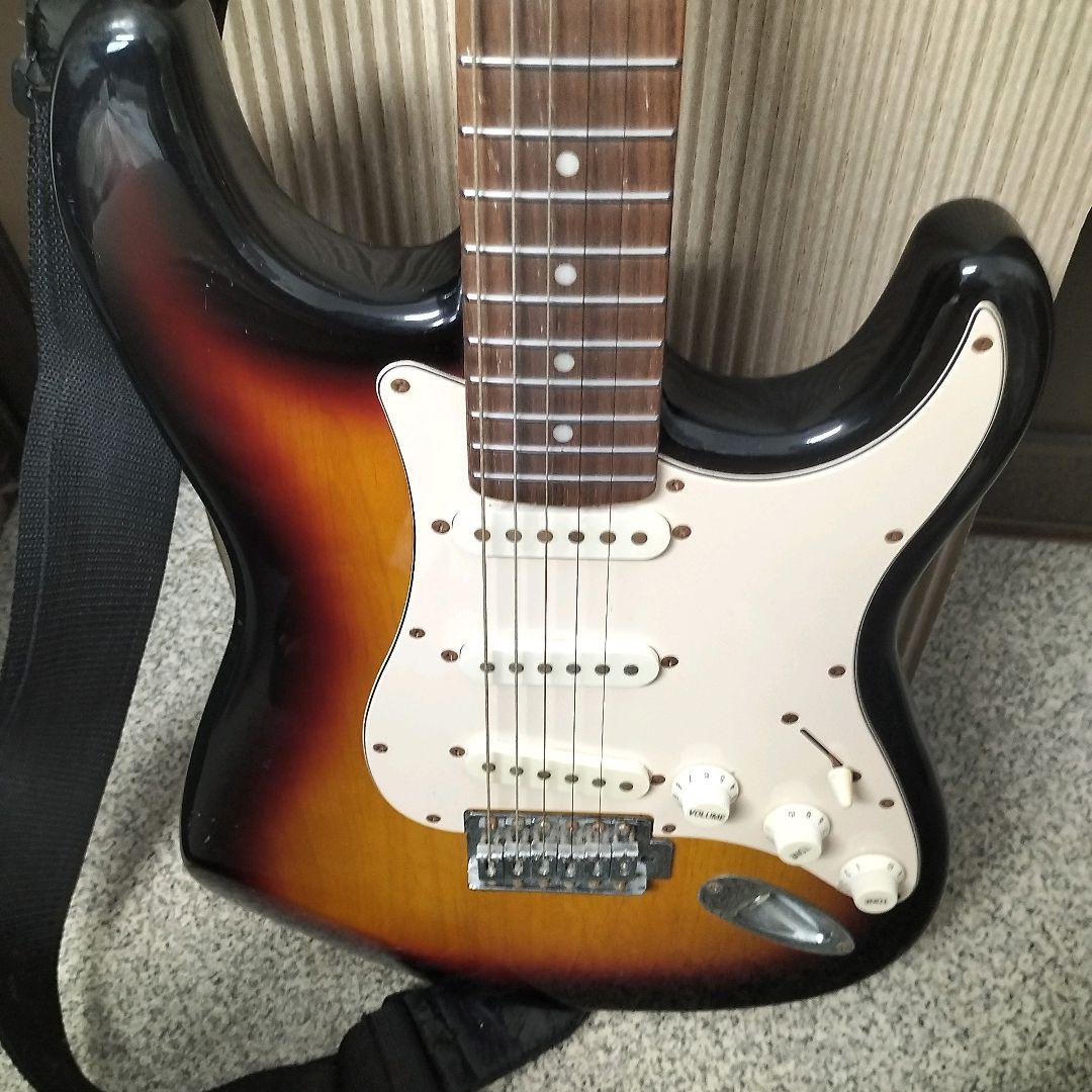 BUSKER'S エレキギター 動作未確認 サンバーストカラー