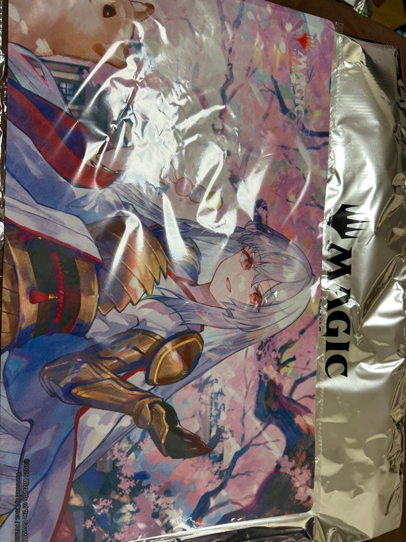 新品未使用　MTG　放浪皇のお花見　プレイマット　放浪皇　藤ちょこ