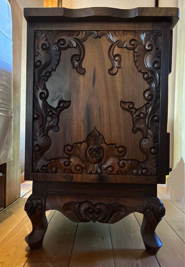 黒檀チェスト3段