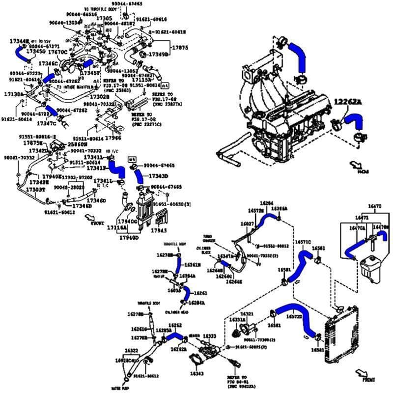 L880K コペン ラジエーターホース インタークーラーホース