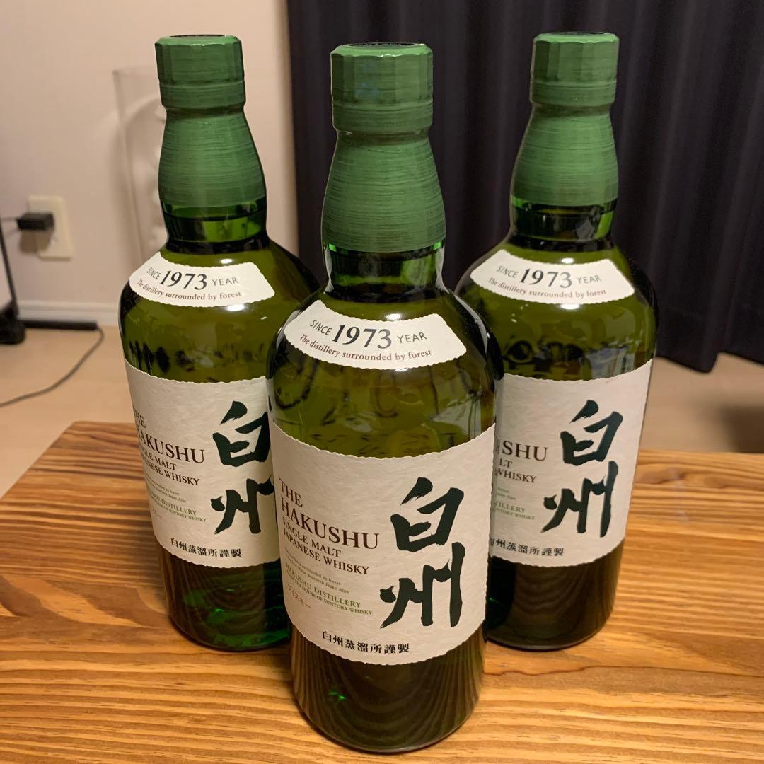 白州　THE HAKUSHU ウイスキー 750ml 3本セット