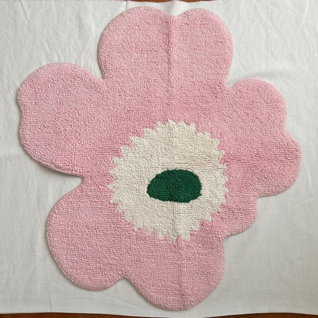 【新品】marimekko unikko バスマット ライトピンク