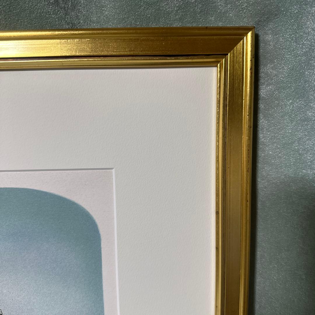 真作　リトグラフ　ラフレスキ- 価値ある大型美術品　インテリア版画絵画　風景画