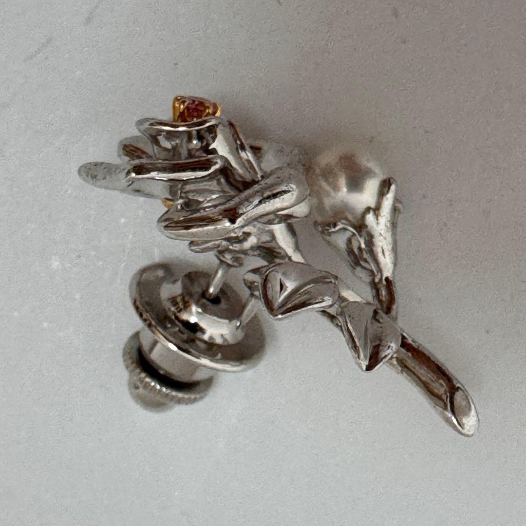 MIKIMOTO ミキモト ピンクサファイア パールブローチ