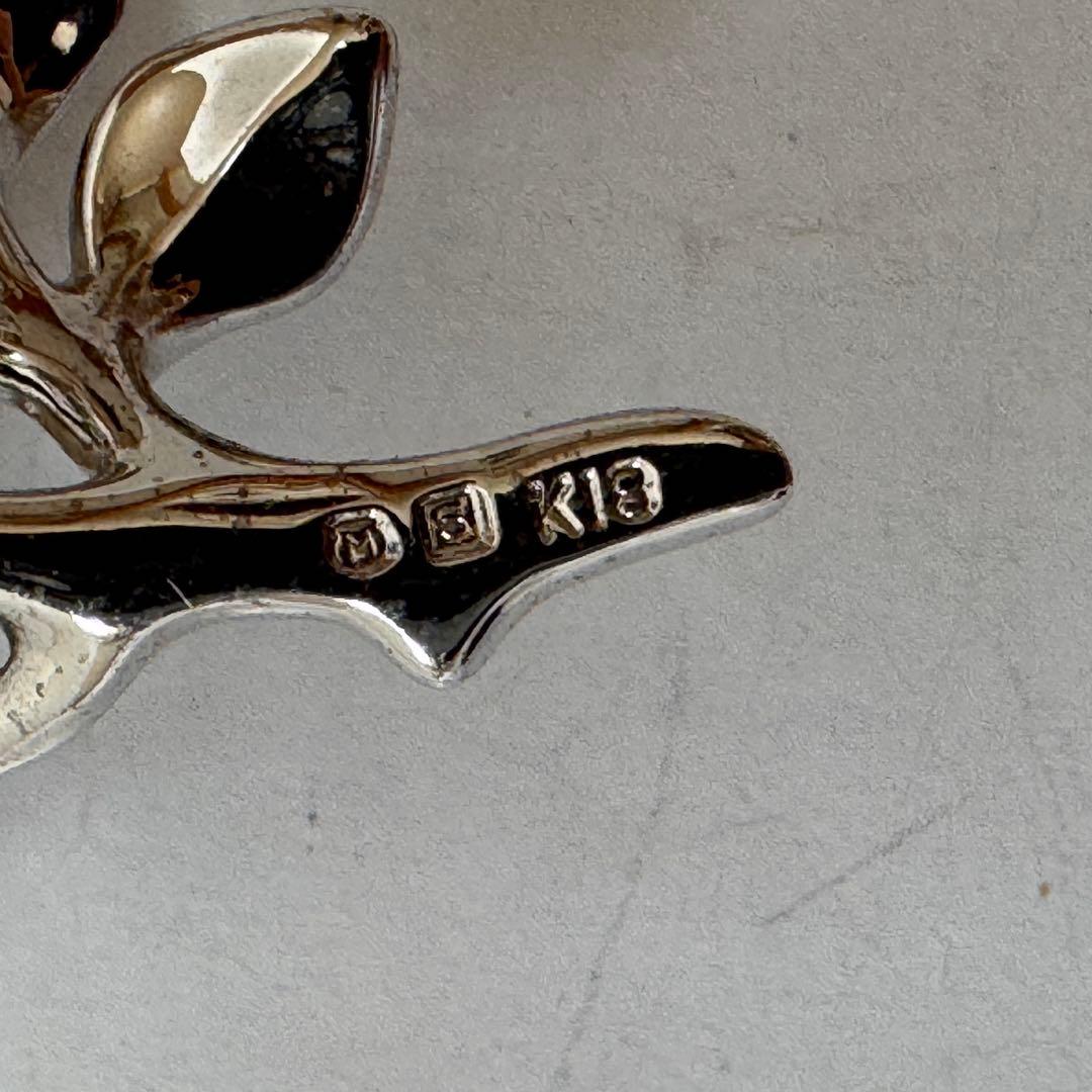 MIKIMOTO ミキモト ピンクサファイア パールブローチ