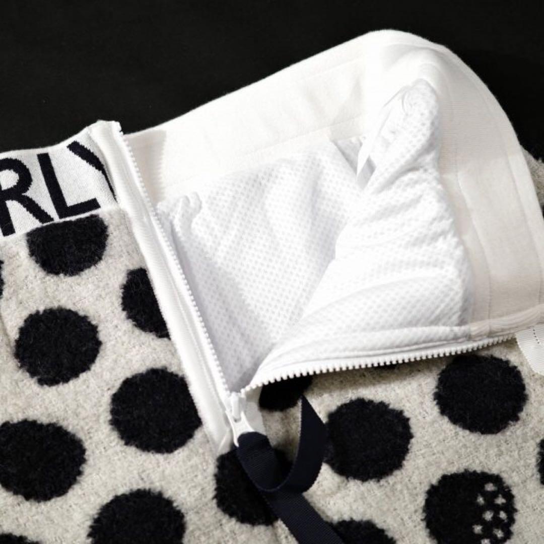 【PEARLY GATES】秋冬 ドット柄 THERMOLITE スカート1番M