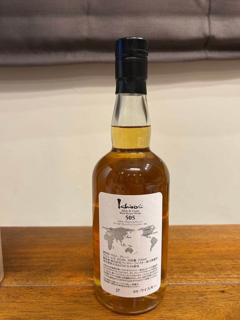 Ichiro's 505 ウイスキー 700ml 箱入り