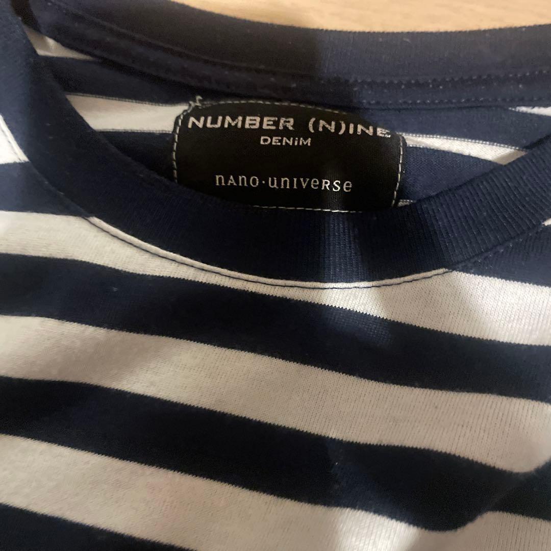 number nine ボーダー ロンT エディ archive ナンバーナイン