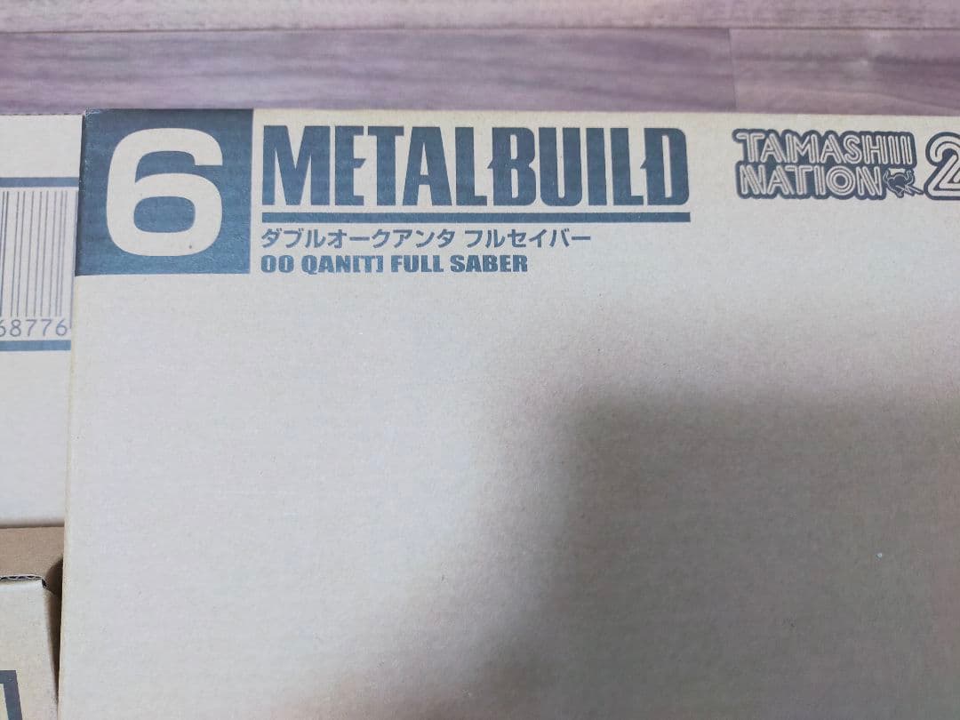 メタルビルド　ダブルオークアンタフルセイバー　オプションx2
