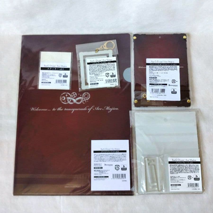 Ave Mujica　コミケ103　　アクリルスタンド　缶バッジ　ステッカー　他