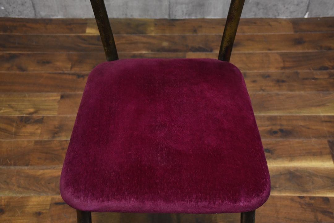 DBC51 イタリア ヴィンテージ ブラス キアヴァリチェア 真鍮 レダと白鳥