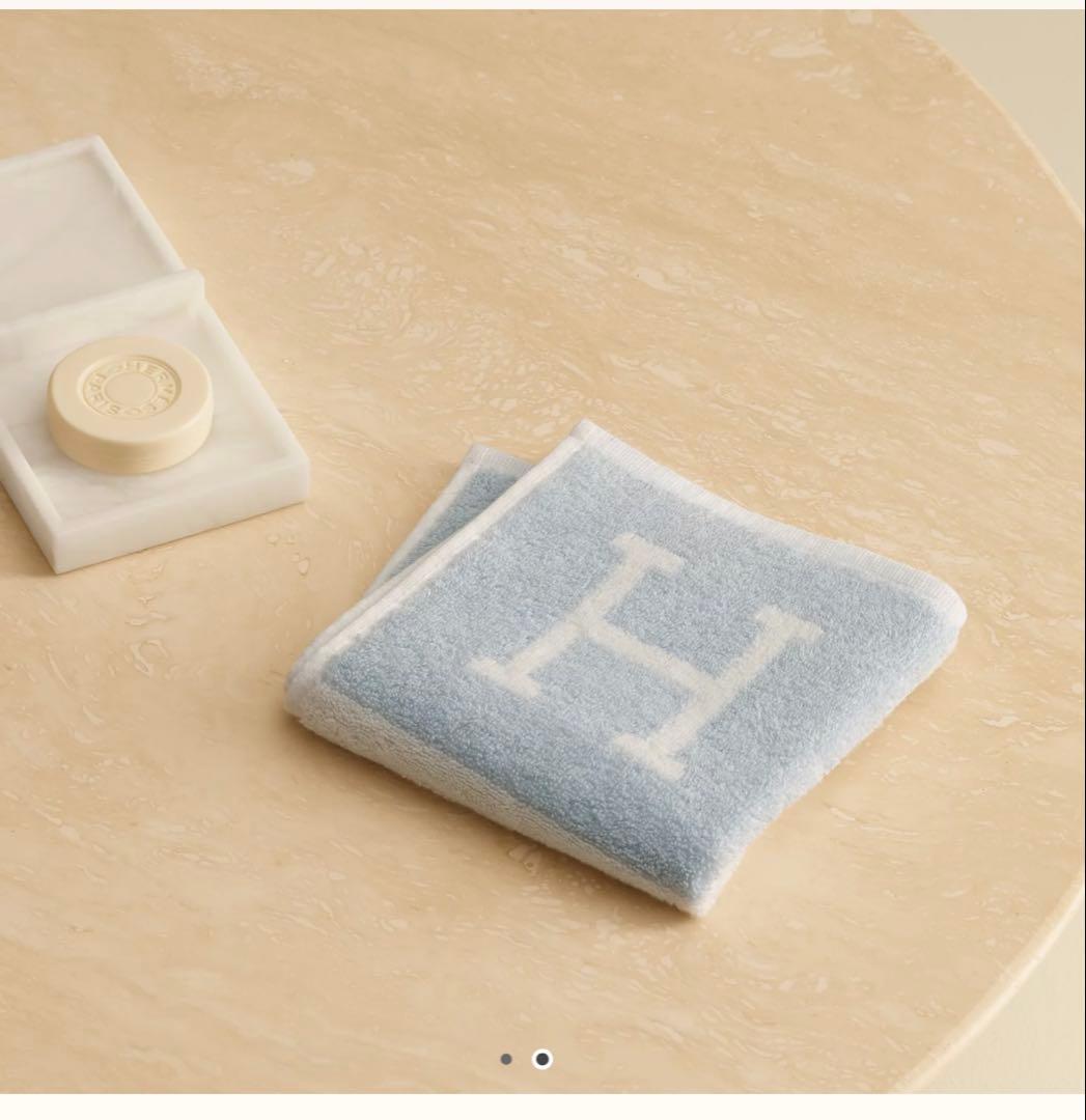 新品HERMES アヴァロン タオルハンカチ