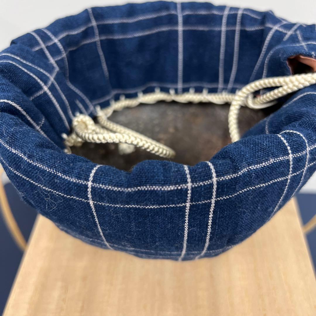 市野信水　丹波白泥茶碗　仕覆付き