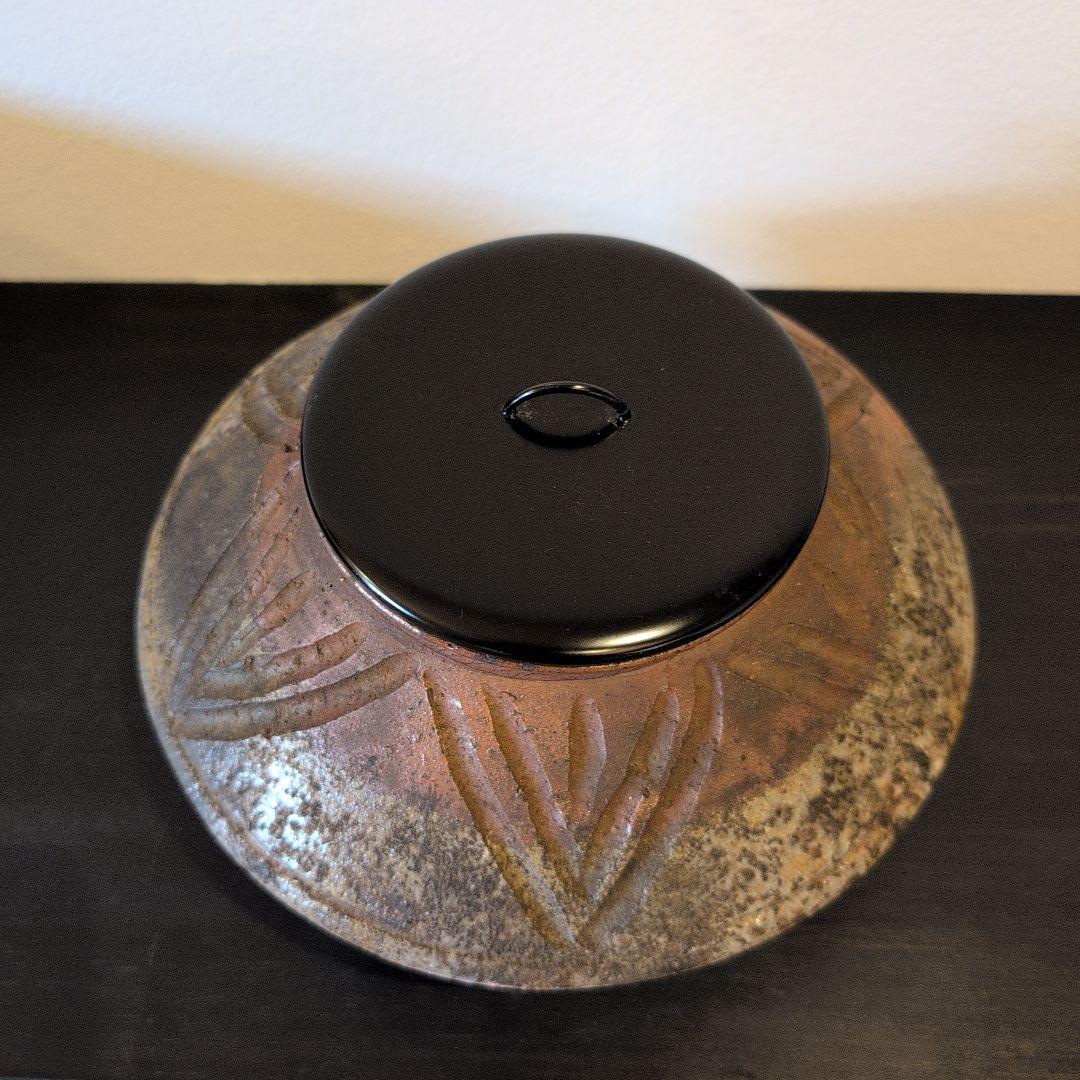 備前焼 水指 時代箱