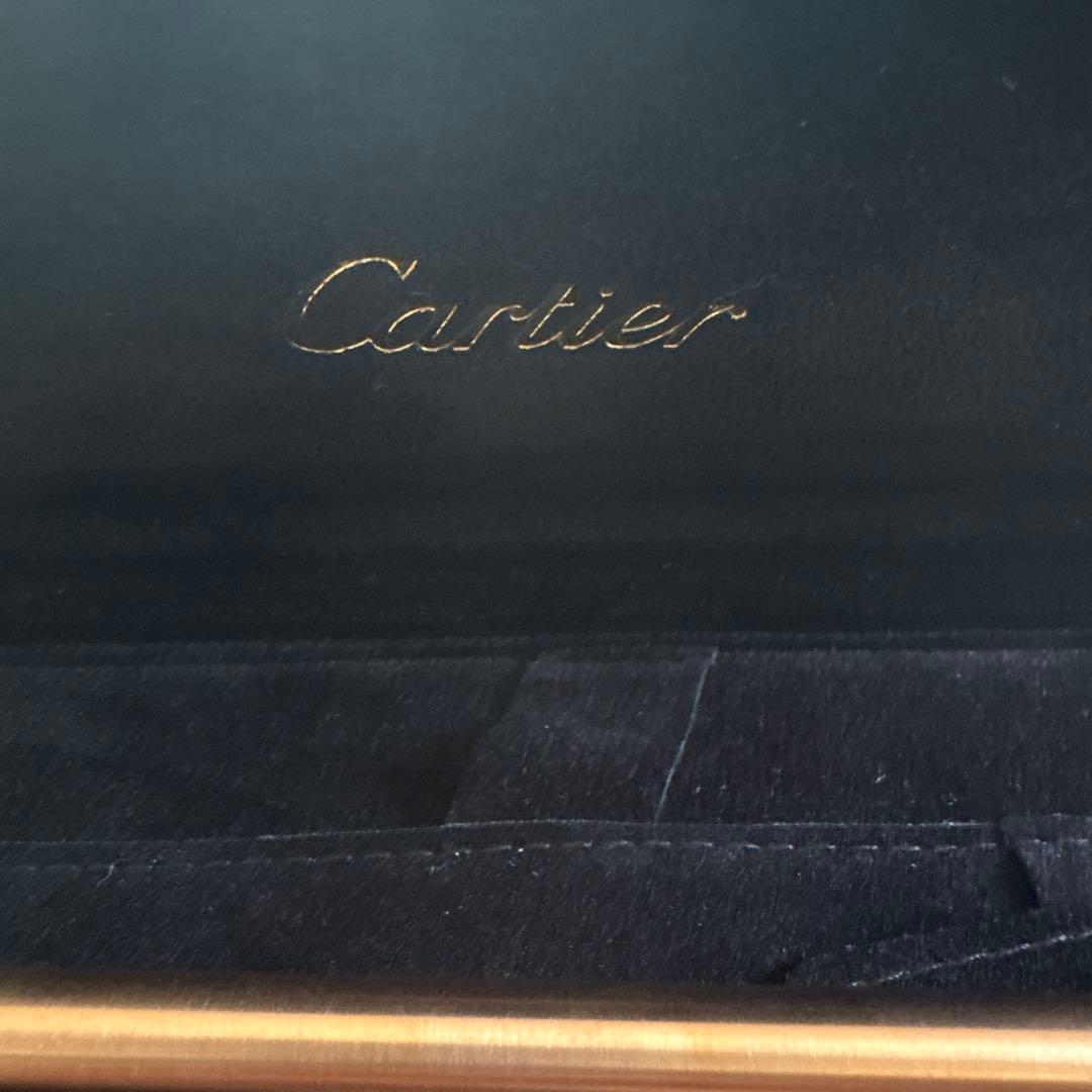 Cartier ゴールド ボールペン 専用ケース付き　名前入り