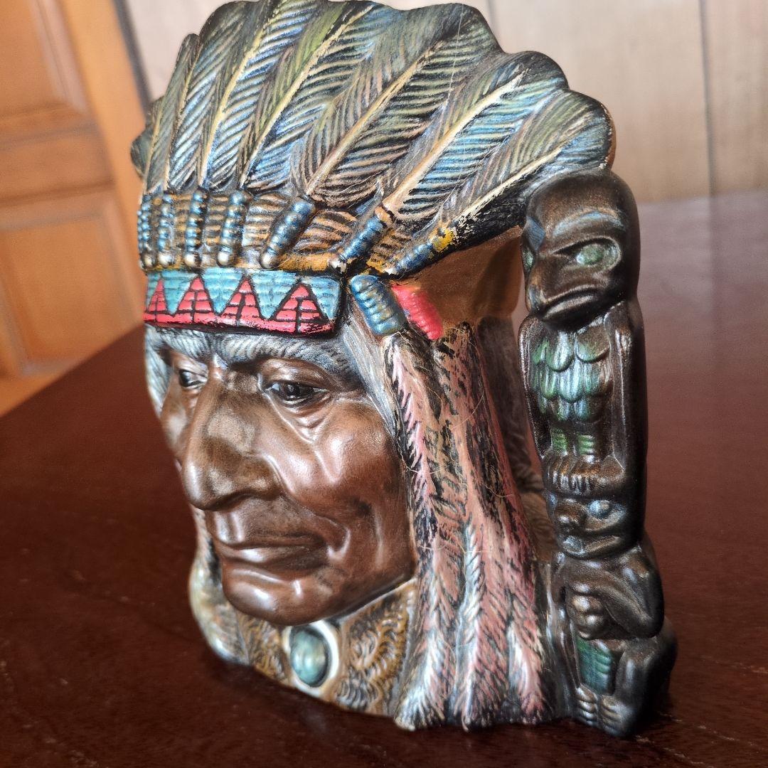 トビ−ジャグ　アンディアン　チ−フ　アンティーク　　希少品　コレクターアイテム