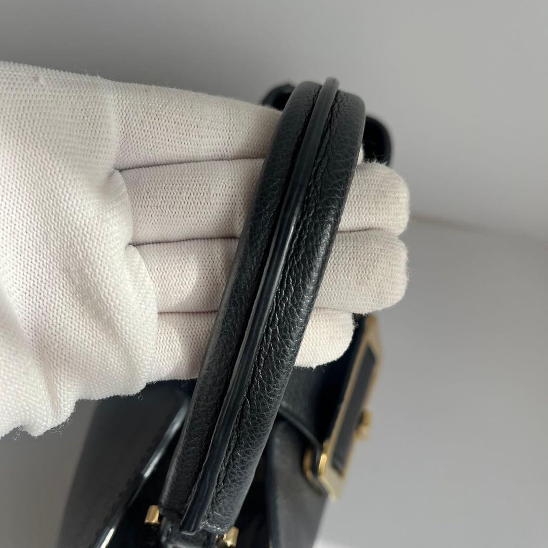 ✨未使用級✨　BALLY バリー　ハンドバッグ　レザー　ブラック　黒　近年モデル