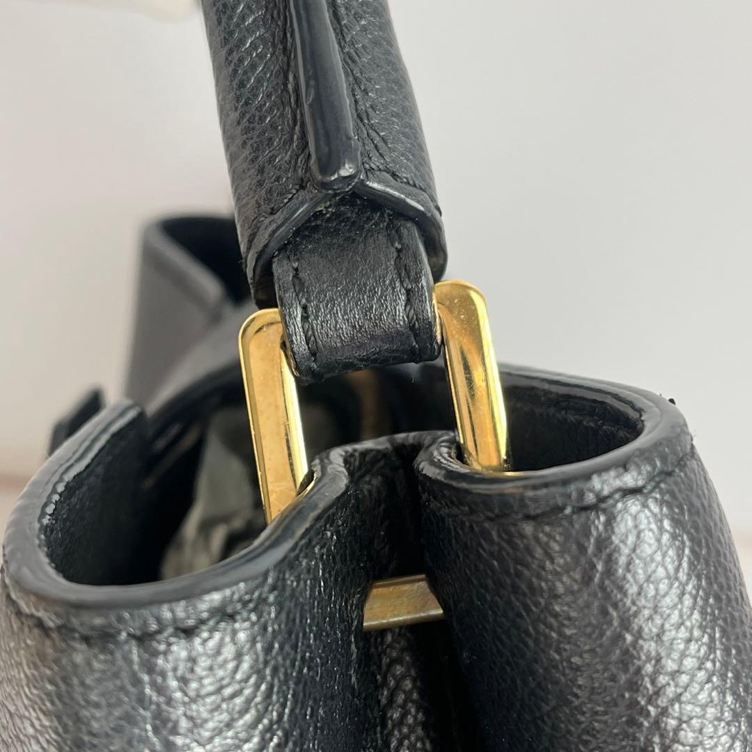 ✨未使用級✨　BALLY バリー　ハンドバッグ　レザー　ブラック　黒　近年モデル