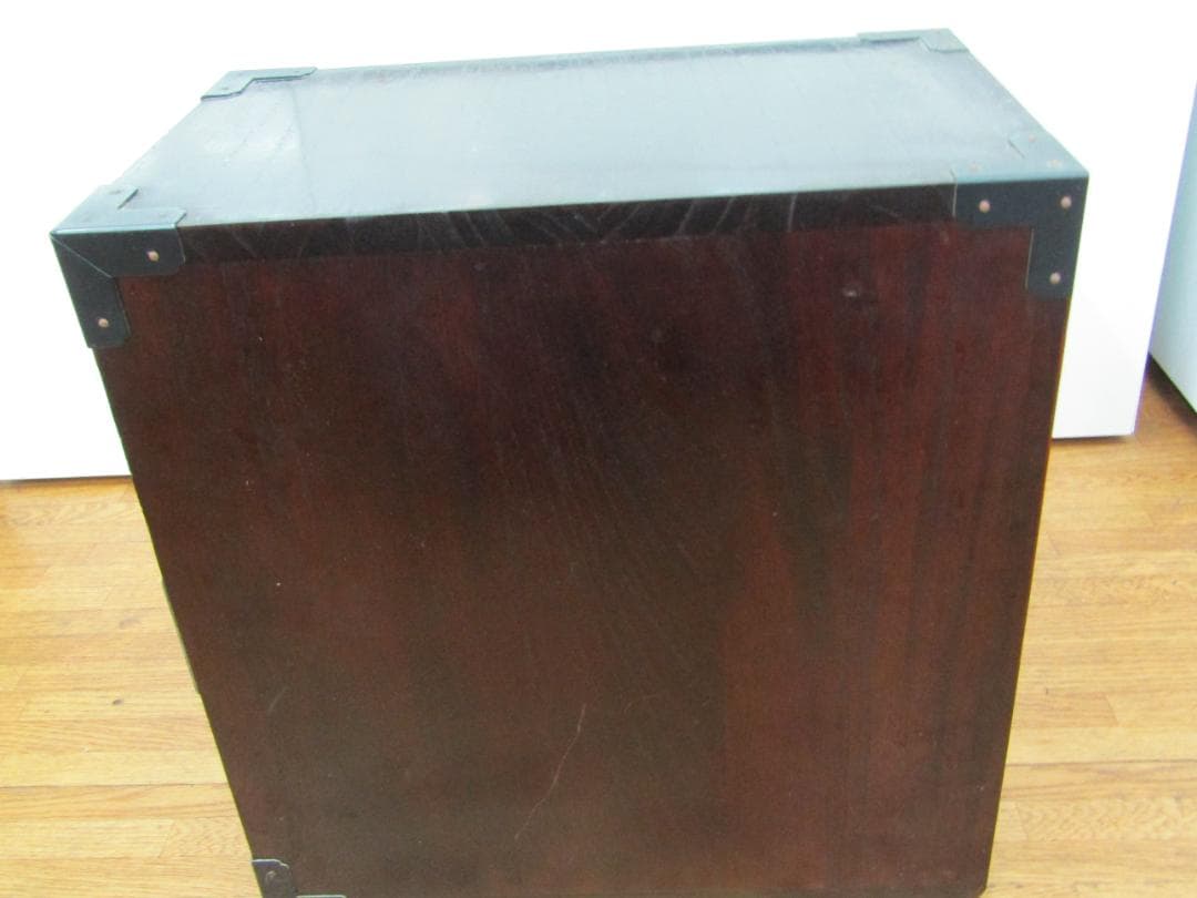 階段箪笥　昭和レトロ　ヴィンテージ　木製2段引き出しタンス